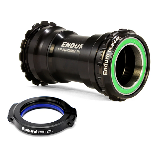 ENDURO BEARINGS TorqTite BBright Κάτω στήριγμα 30mm άξονας Ανοξείδωτο ατσάλι Μαύρο