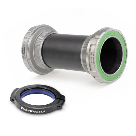 ENDURO BEARINGS BSA 68/73mm κάτω στήριγμα 30mm άξονας Maxhit Integrated 440c Ασημί