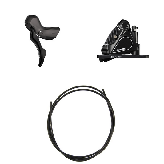 SHIMANO TIAGRA R4000 2x11V Left Lever and Front Caliper