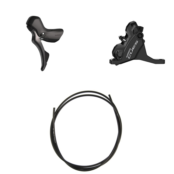 SHIMANO CUES U6030 Διπλή επίπεδη τοποθέτηση Discless αριστερού μοχλού και μπροστινής δαγκάνας