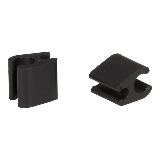 Σετ 10 συνδετήρων καλωδίων Duo Μαύρο ELVEDES 4.1mm/4.1mm Πλαστικό
