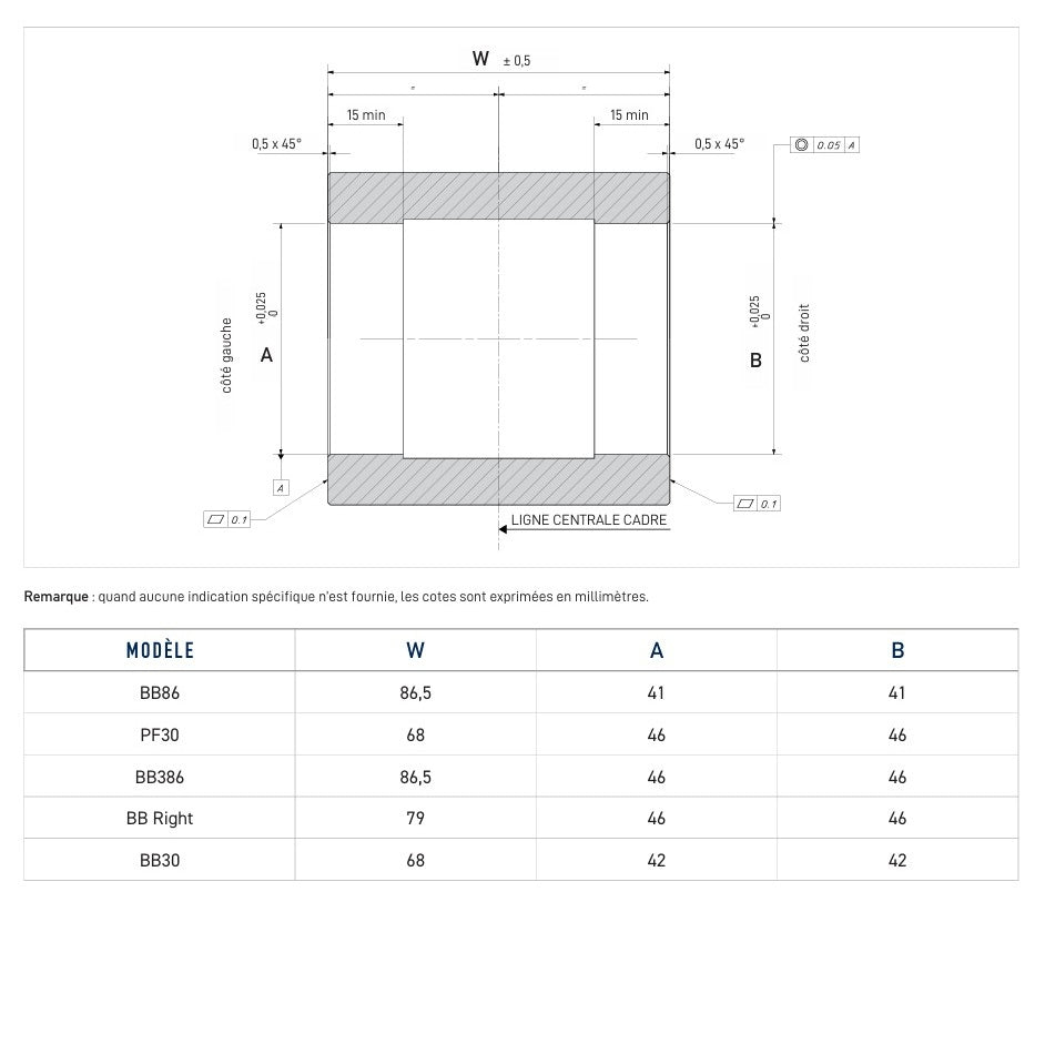 CAMPAGNOLO BB386 PRESS-FIT QCK-TECH 86.5x46 στροφαλοφόρος μηχανισμός
