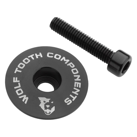 Κάλυμμα στήριξης WOLF TOOTH Ultralight με βίδα 1"1/8, μαύρο