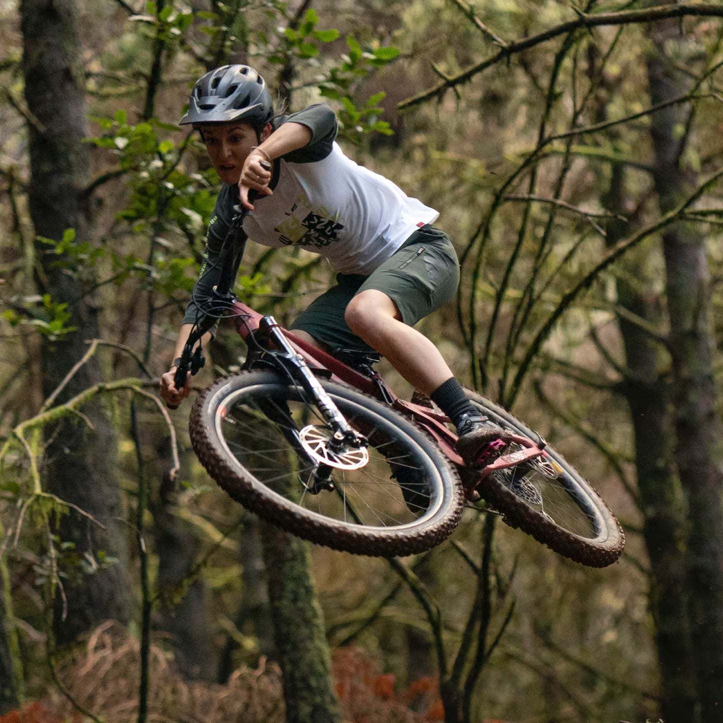 FIVE TEN TRAILCROSS CLIP-IN Women's MTB Shoes Black/Red