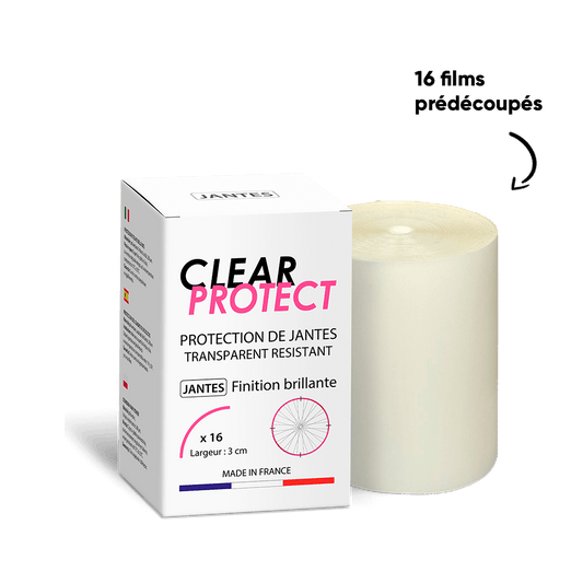 CLEARPROTECT Γυαλιστερό αυτοκόλλητο προστατευτικό χείλους