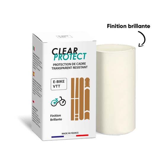 Αυτοκόλλητο προστατευτικό πλαισίου E-bike CLEARPROTECT Γυαλιστερό MTB