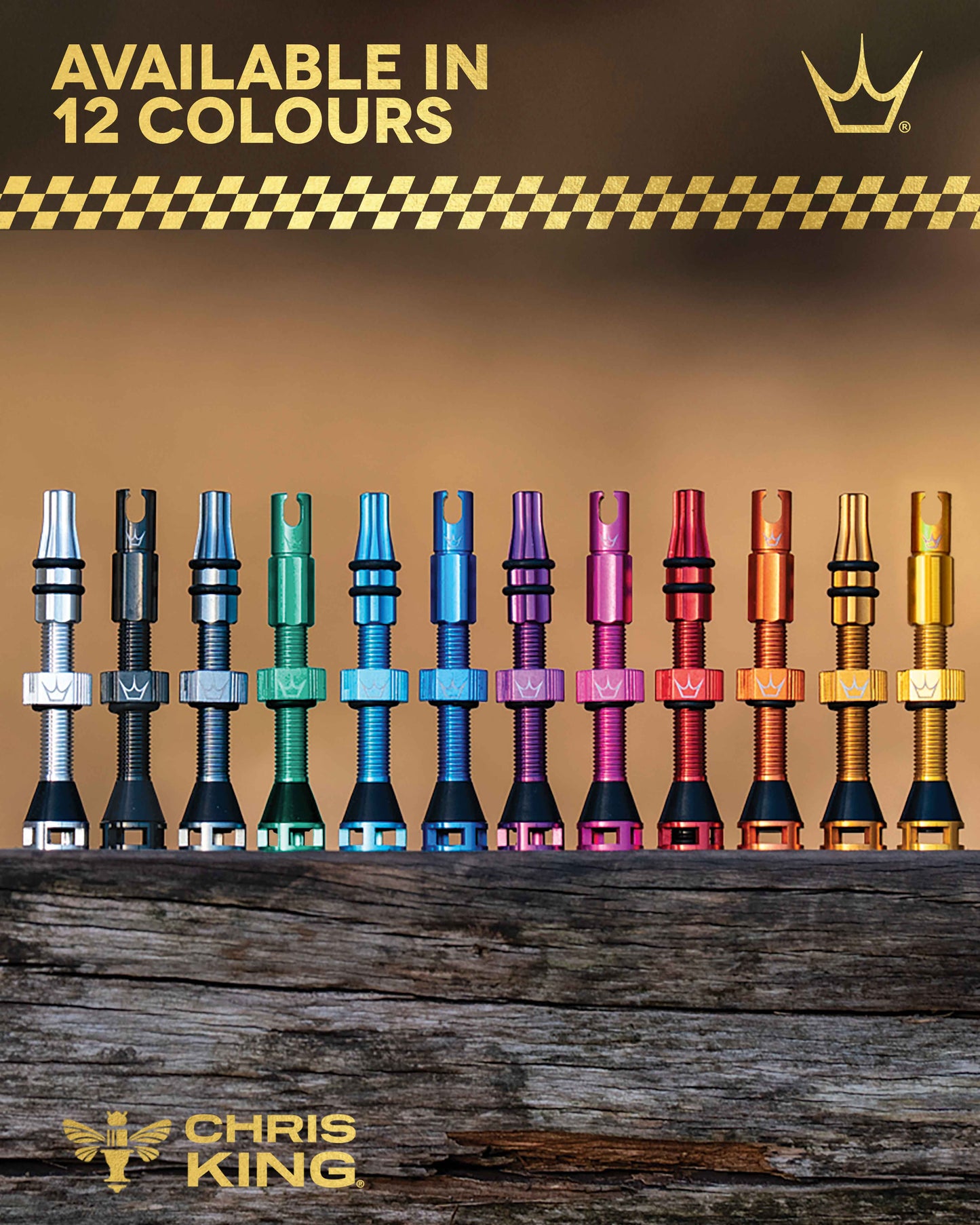 HOLESHOT FAST FLOW 60mm βαλβίδες χωρίς σωλήνες (x2) Κόκκινο