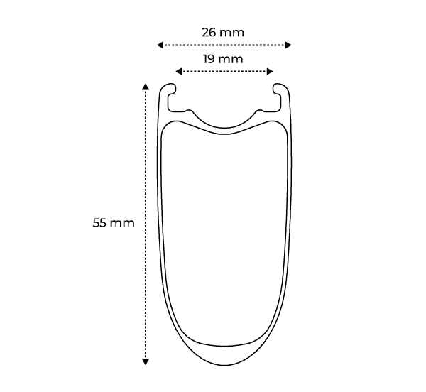 Ζεύγος Τροχών SCOPE S5 DISC Tubeless Ready (Centerlock) Μαύρο