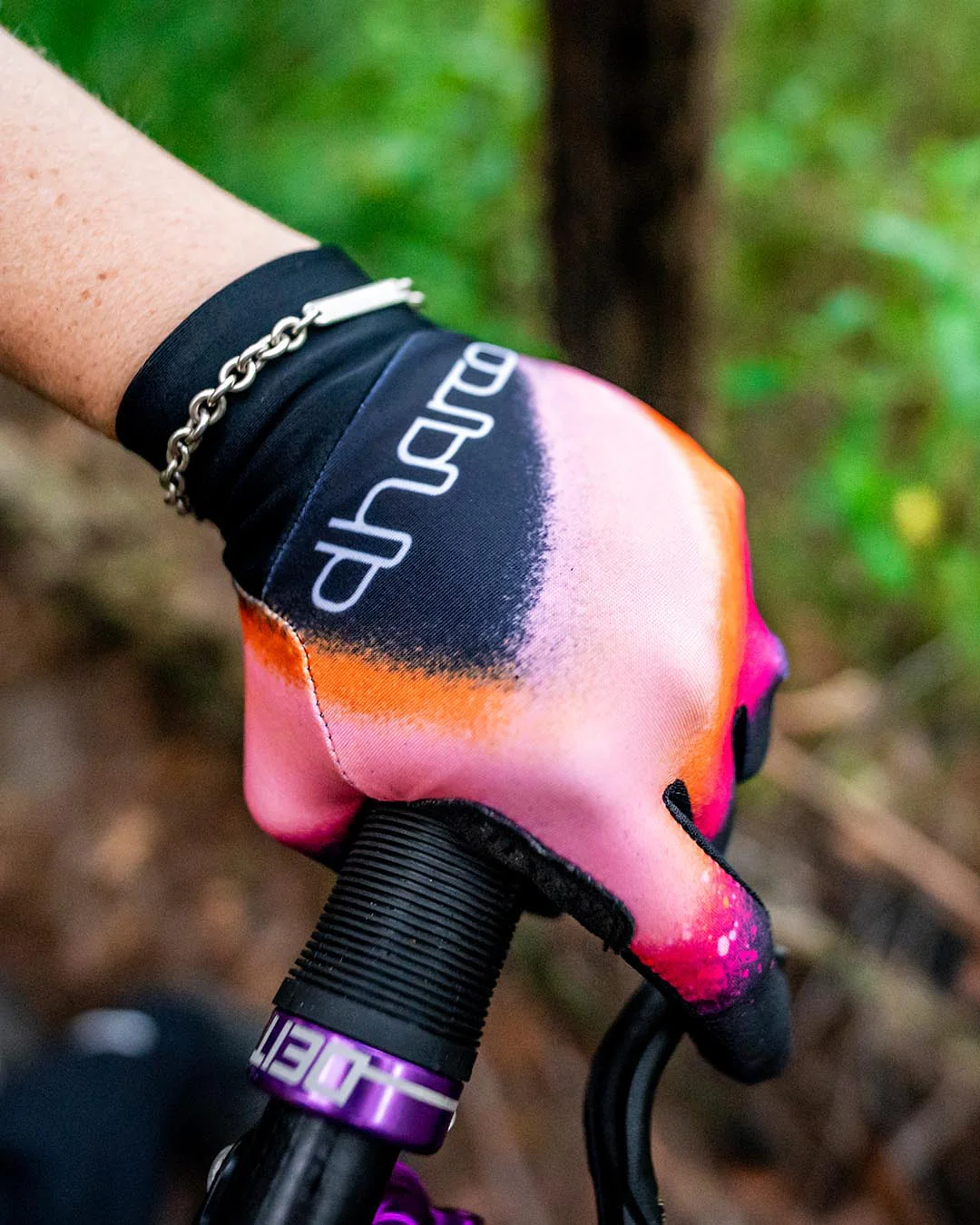 DHARCO TRAIL FIREBIRD Women's Gloves Black/Corail