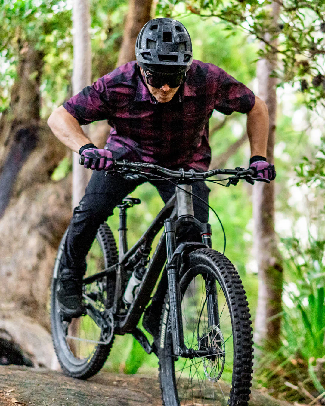 DHARCO TRAIL Γάντια μωβ/μαύρο