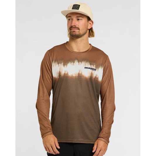 DHARCO GRAVITY DUNE Long Sleeve Brown Jersey