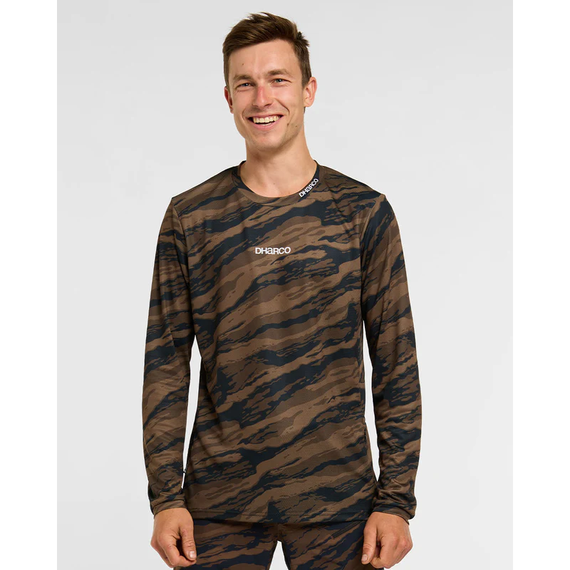 DHARCO GRAVITY RECON Long Sleeve Jersey Black/Brown
