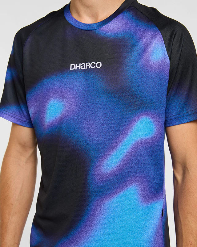 DHARCO VORTEX Κοντομάνικο Jersey Μαύρο/Μωβ