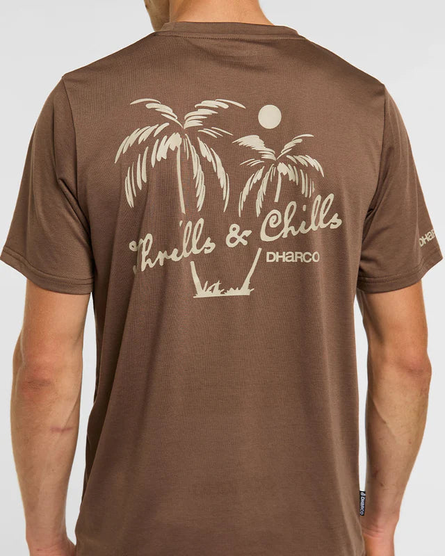 DAHRCO TECH HUSK T-Shirt κοντομάνικο καφέ