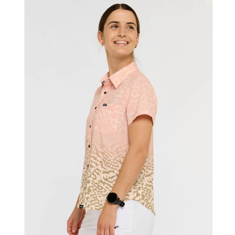 Shirt DHARCO TECH PARTY PRISCILLA Short Sleeve Women Beige