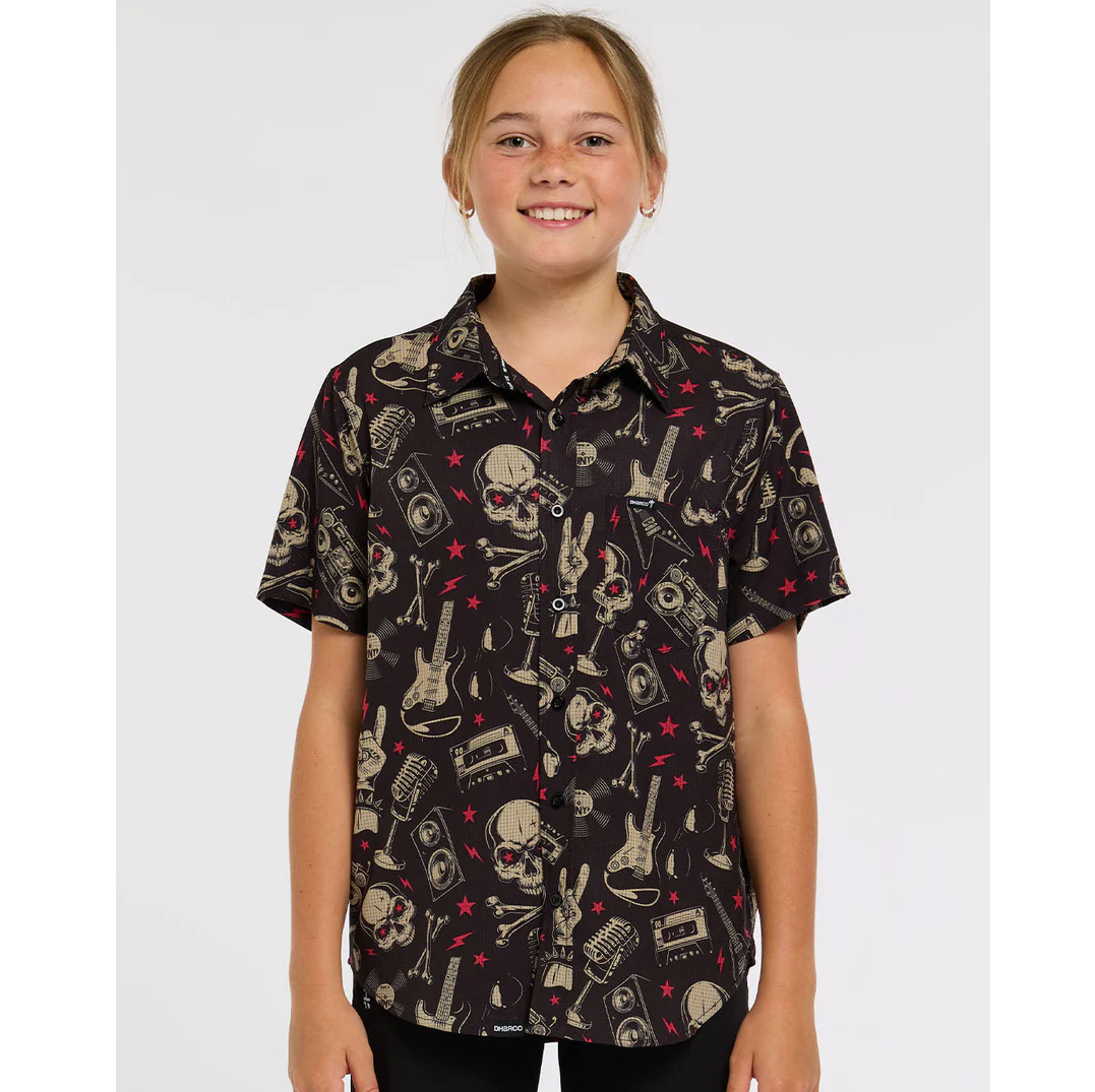 Technical shirt DHARCO TECH PARTY ROCKNROLLA Junior Black