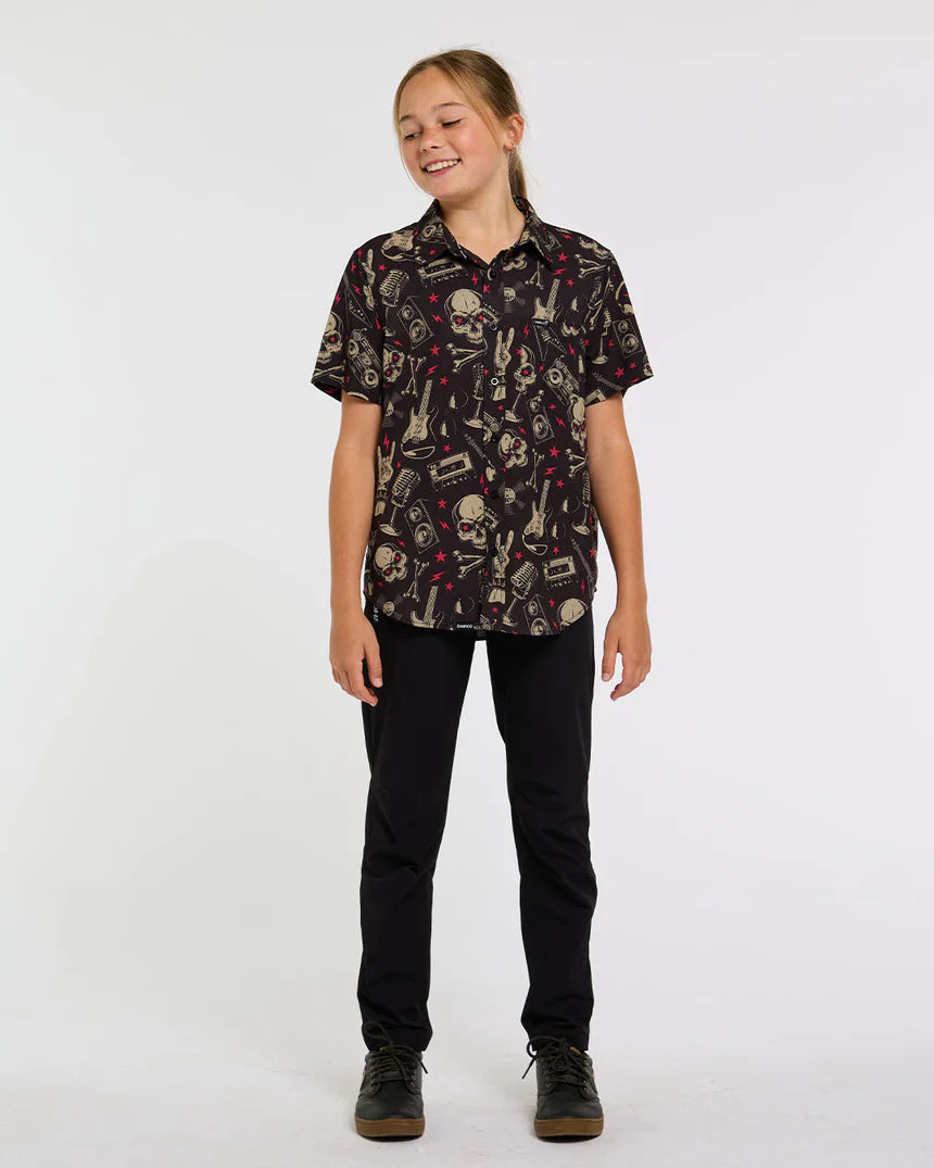 Technical shirt DHARCO TECH PARTY ROCKNROLLA Junior Black