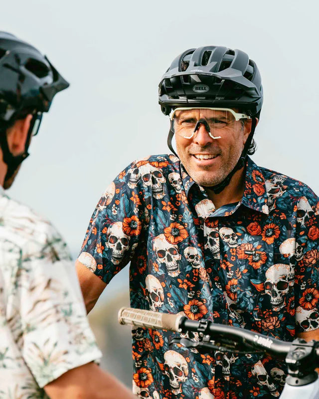 DHARCO TECH SKULLDUGGERY Κοντομάνικο πουκάμισο μπλε