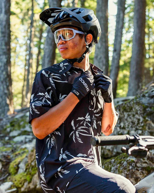 DHARCO TECH BOWEN Πουκάμισο με κοντό μανίκι Μαύρο