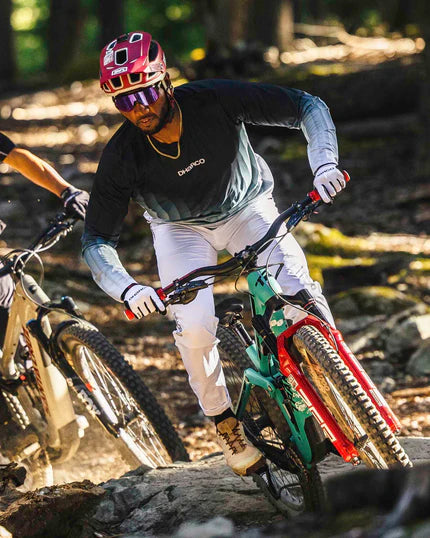 DHARCO RACE MIDNIGHT PRISM Μακρυμάνικο Jersey Πράσινο