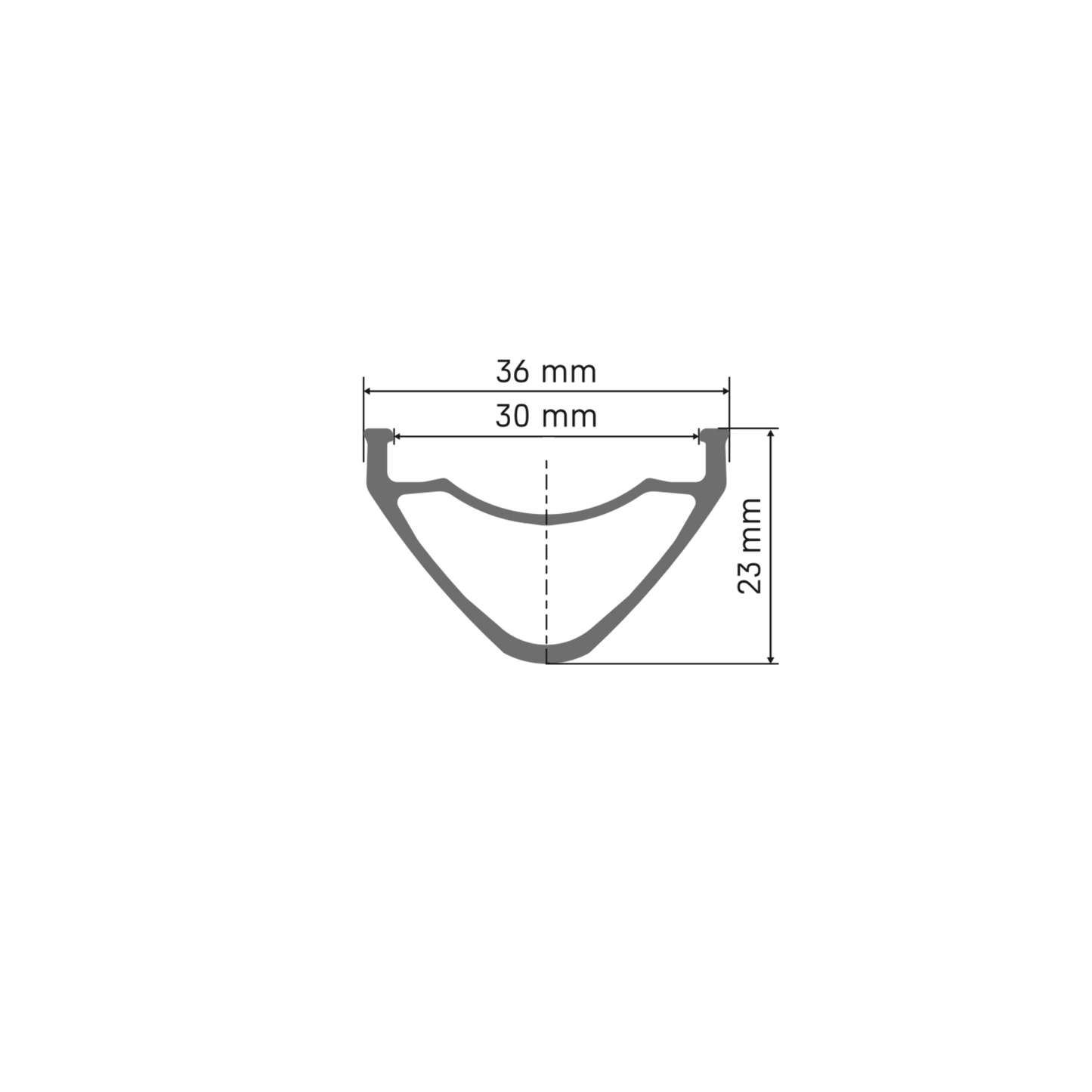 DT SWISS FR 571 27.5'' 30 mm Ζάντα μαύρη