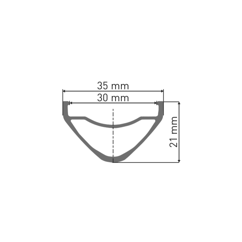 DT SWISS FR 541 27,5'' 30 mm Ζάντα μαύρη