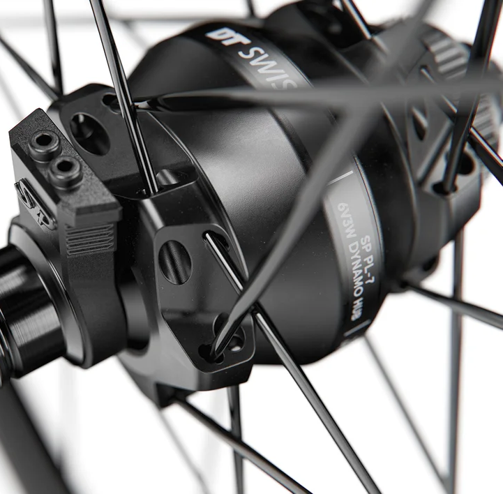 DT SWISS G 1800 SPLINE 25 Tubeless Ready (Center Lock) Dynamo Front Wheel