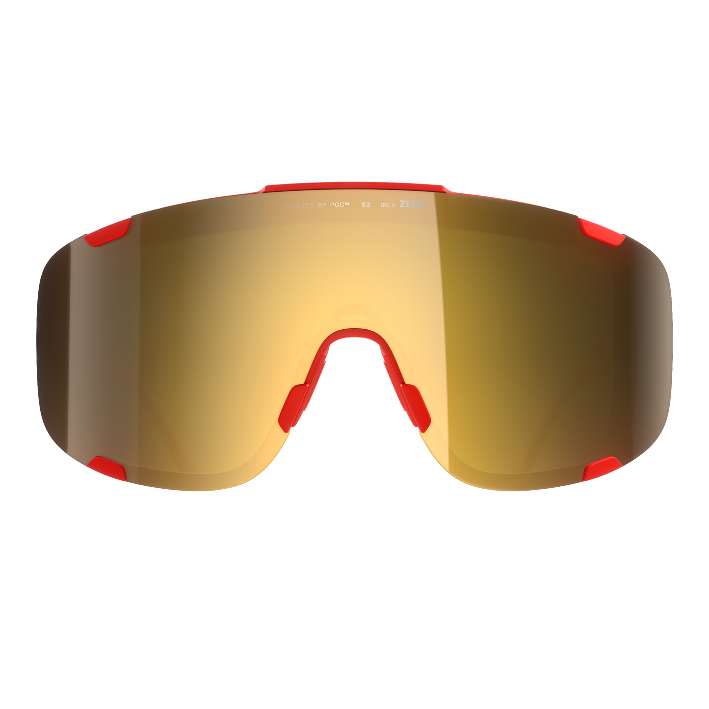 POC DEVOUR WF + Glasses Red/Clarity Road/Partly Sunny Gold