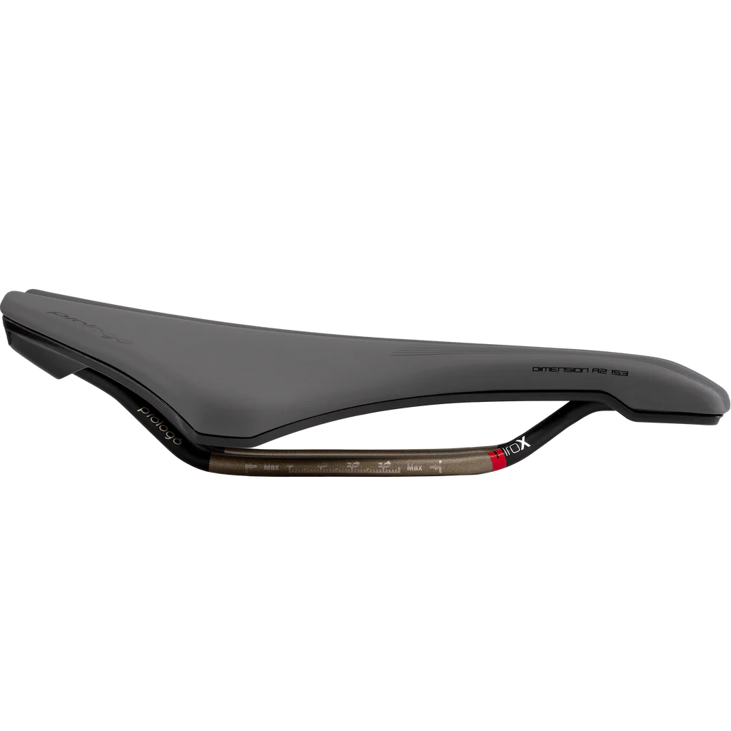 Saddle PROLOGO DIMENSION R2 153mm Rails Tirox Black