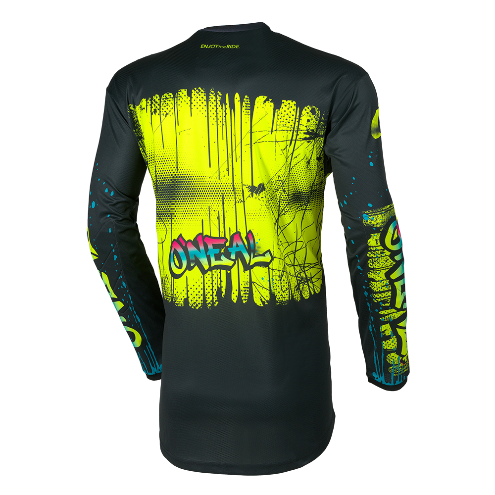 O'NEAL ELEMENT RANCID Junior Long Sleeve Jersey Black/Yellow