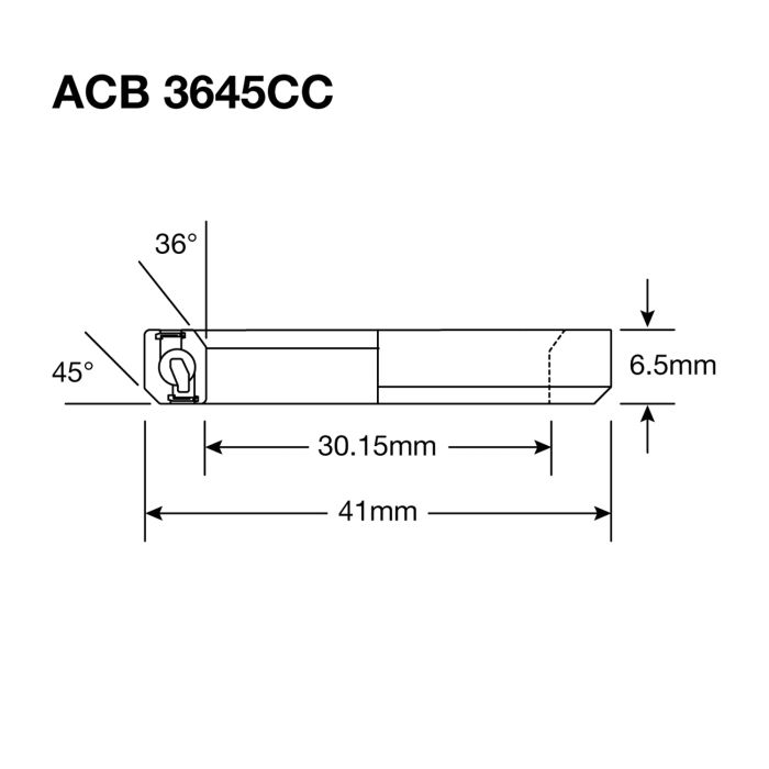 Steering Bearing ENDURO BEARINGS ABEC 5 - Black Oxide - 30,2x41x6,5 (36x45°) ACB