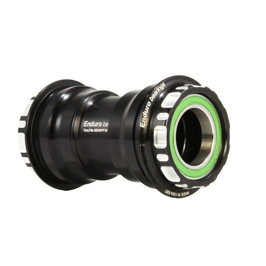 ENDURO BEARINGS Κάτω στήριγμα TorqTite PF30 24mm άξονας Ανοξείδωτα ρουλεμάν Μαύρο