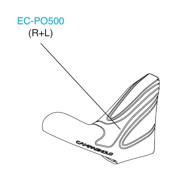Καλύμματα για καπό CAMPAGNOLO POTENZA 2017 CENTAUR 2018 POWER-SHIFT 11V BLACK