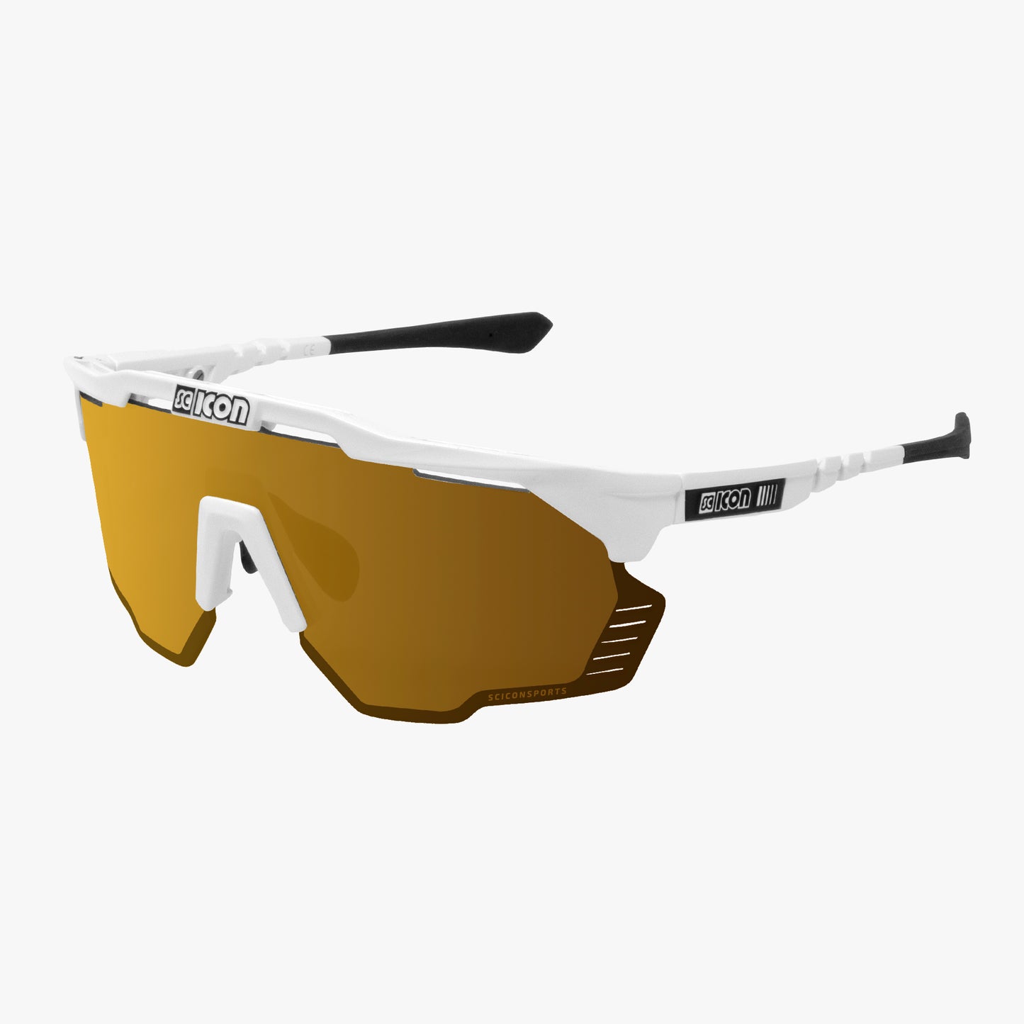 Γυαλιά ηλίου SCICON AEROSHADE KUNKEN Λευκό Multimirror Bronze