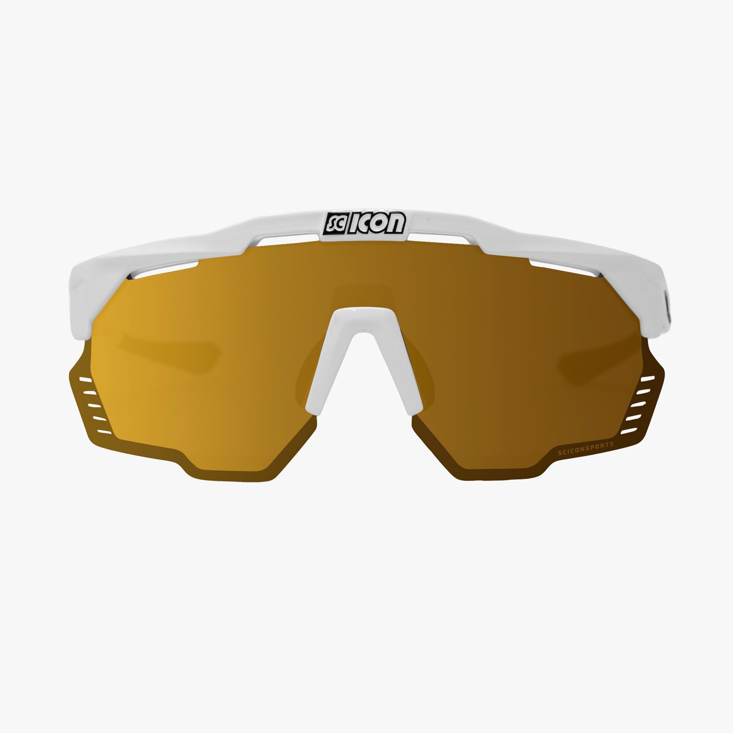 Γυαλιά ηλίου SCICON AEROSHADE KUNKEN Λευκό Multimirror Bronze