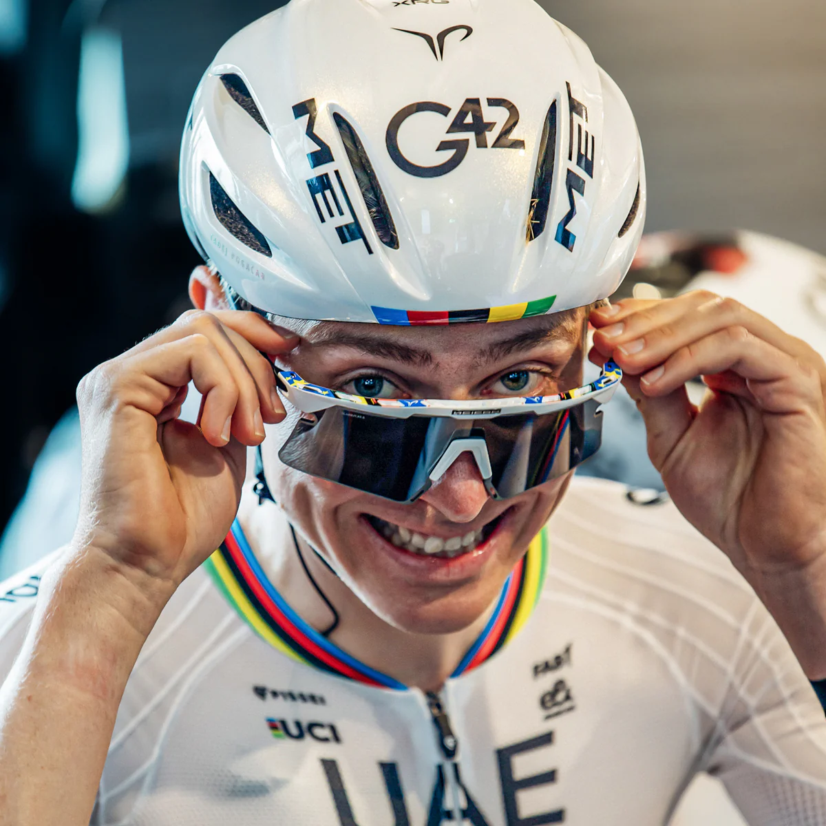 Goggles SCICON AEROSHADE 2.0 TITANIUM WC EUROPEAN CHAMPION Multimirror Lens Blue Green + Pink