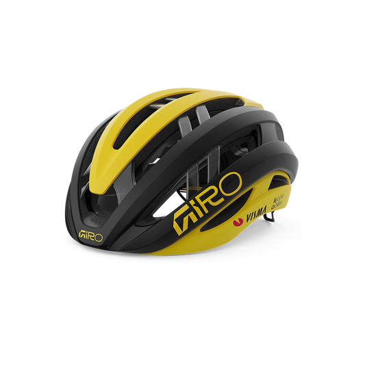 GIRO ARIES MIPS SPHERICAL VISMA LEASE A BIKE Road Helmet Black/Yellow