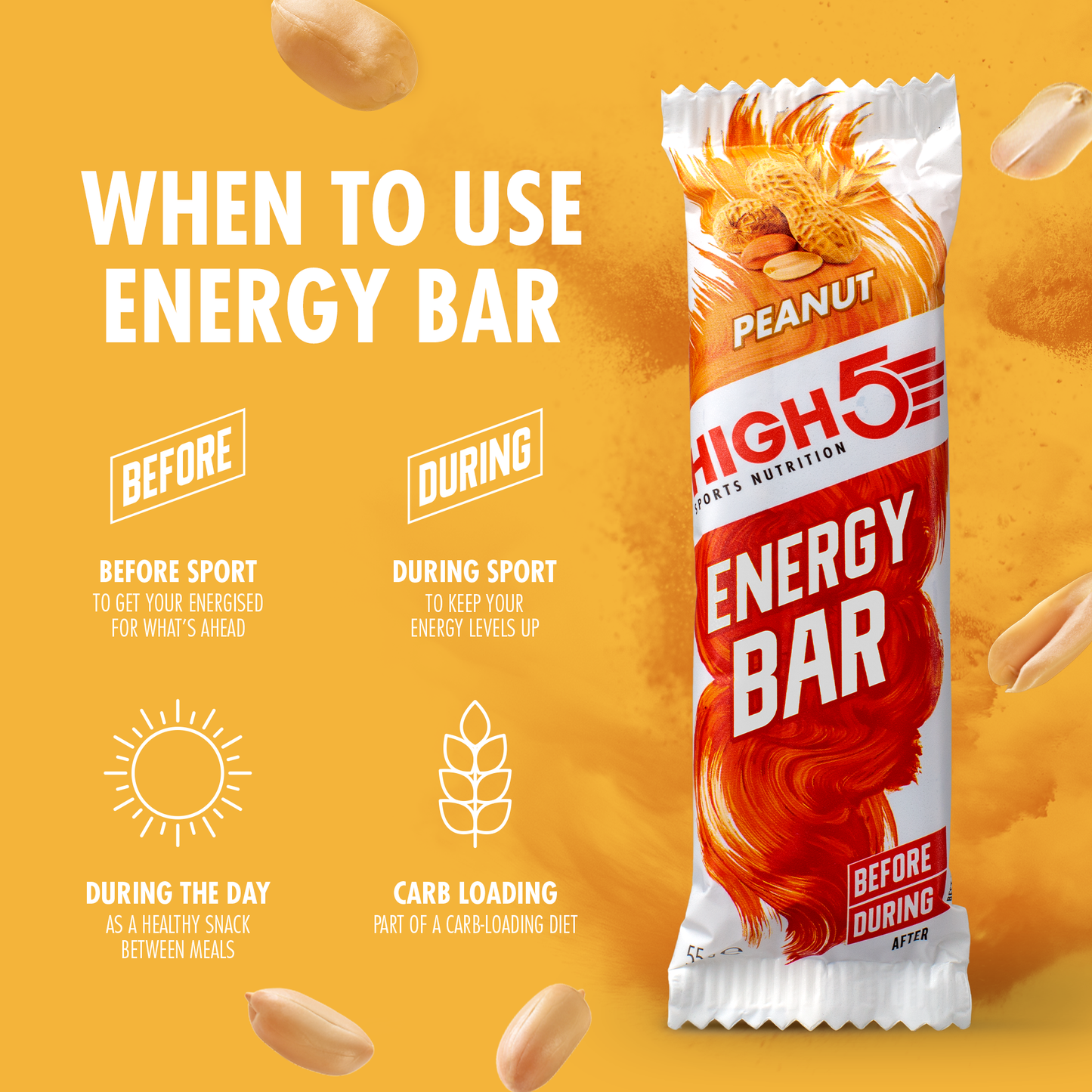 HIGH5 ENERGY BAR (55g) Φυστίκι