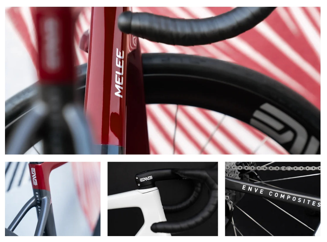 ENVE MELEE ICONIC RED frame kit