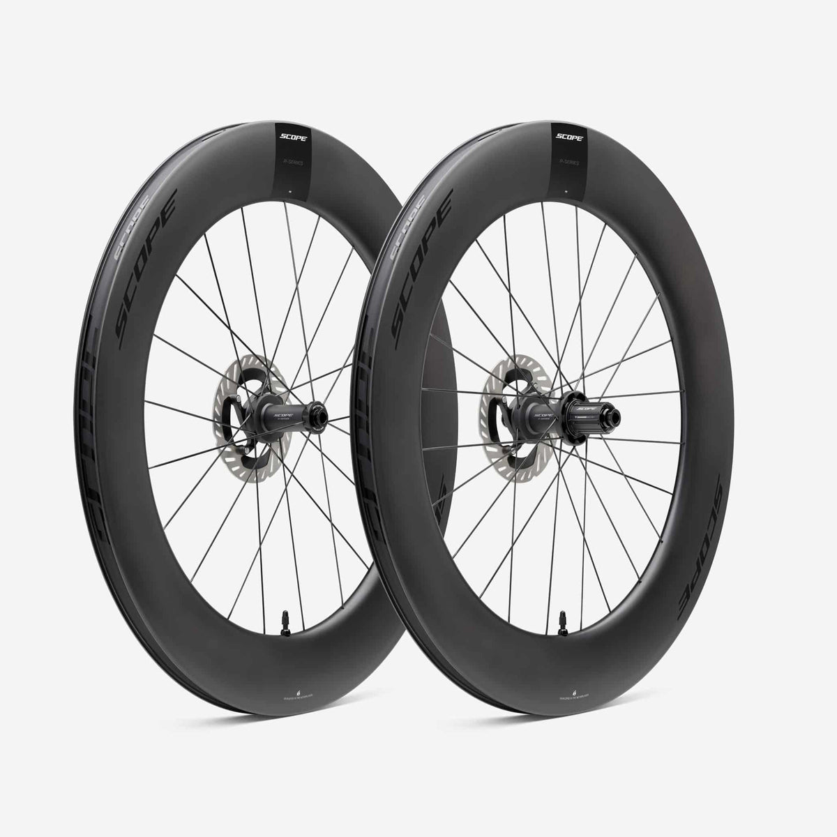 Ζεύγος τροχών SCOPE Race R8.T Tubeless Ready (Centerlock) Μαύρο