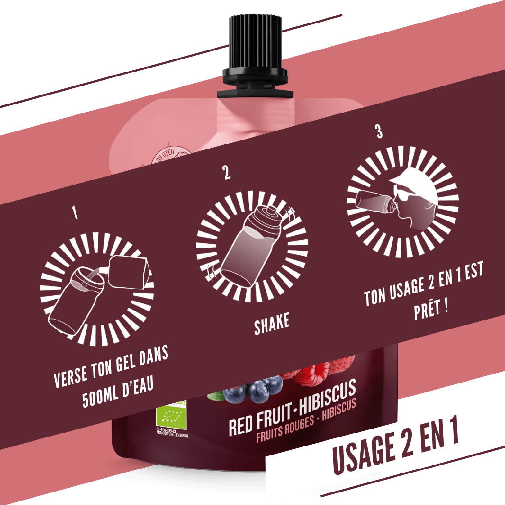 BAOUW Organic Energy Gel Κόκκινα Φρούτα-Ιβίσκος (85g)