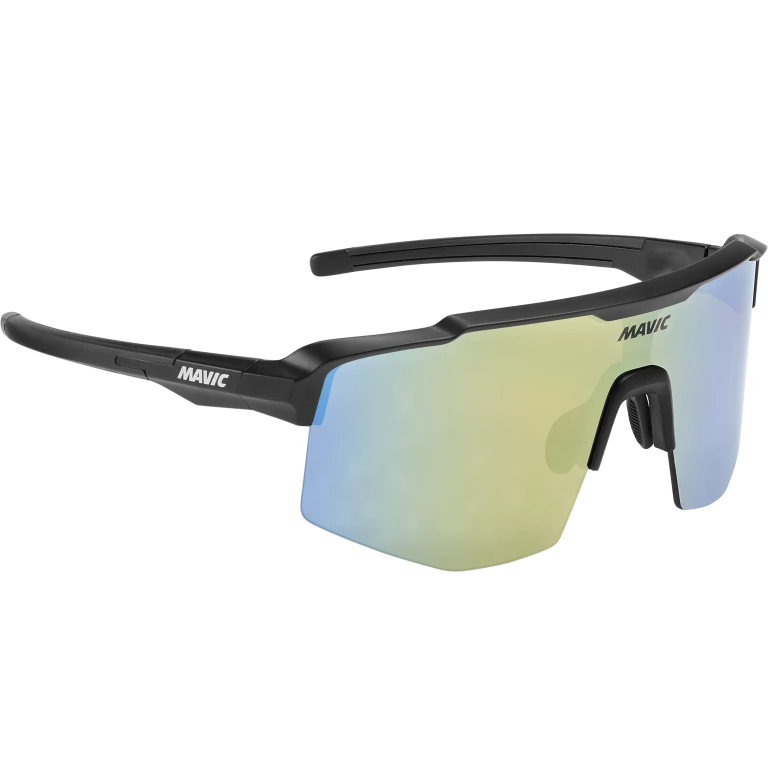 MAVIC MVS SHIELD Goggles Black Gold/Blue Lens