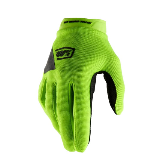 100% RIDECAMP Women's Yellow Gloves