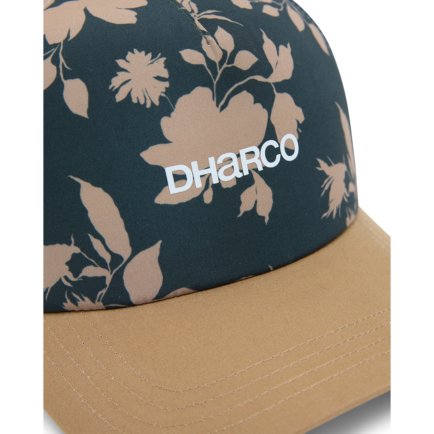 DHARCO CURVED PEAK TRUCKER Cap καφέ/λευκό