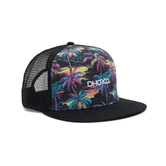DHARCO FLAT BRIM TRUCKER STOKE WIZZARD καπέλο μαύρο