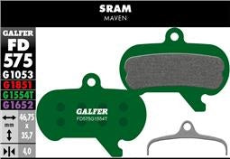 Ημιμεταλλικά τακάκια φρένων GALFER PRO Sram Maven