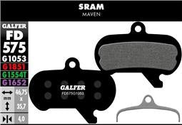 Ημιμεταλλικά τακάκια φρένων GALFER PERFORMANCE Sram Maven Sram Maven