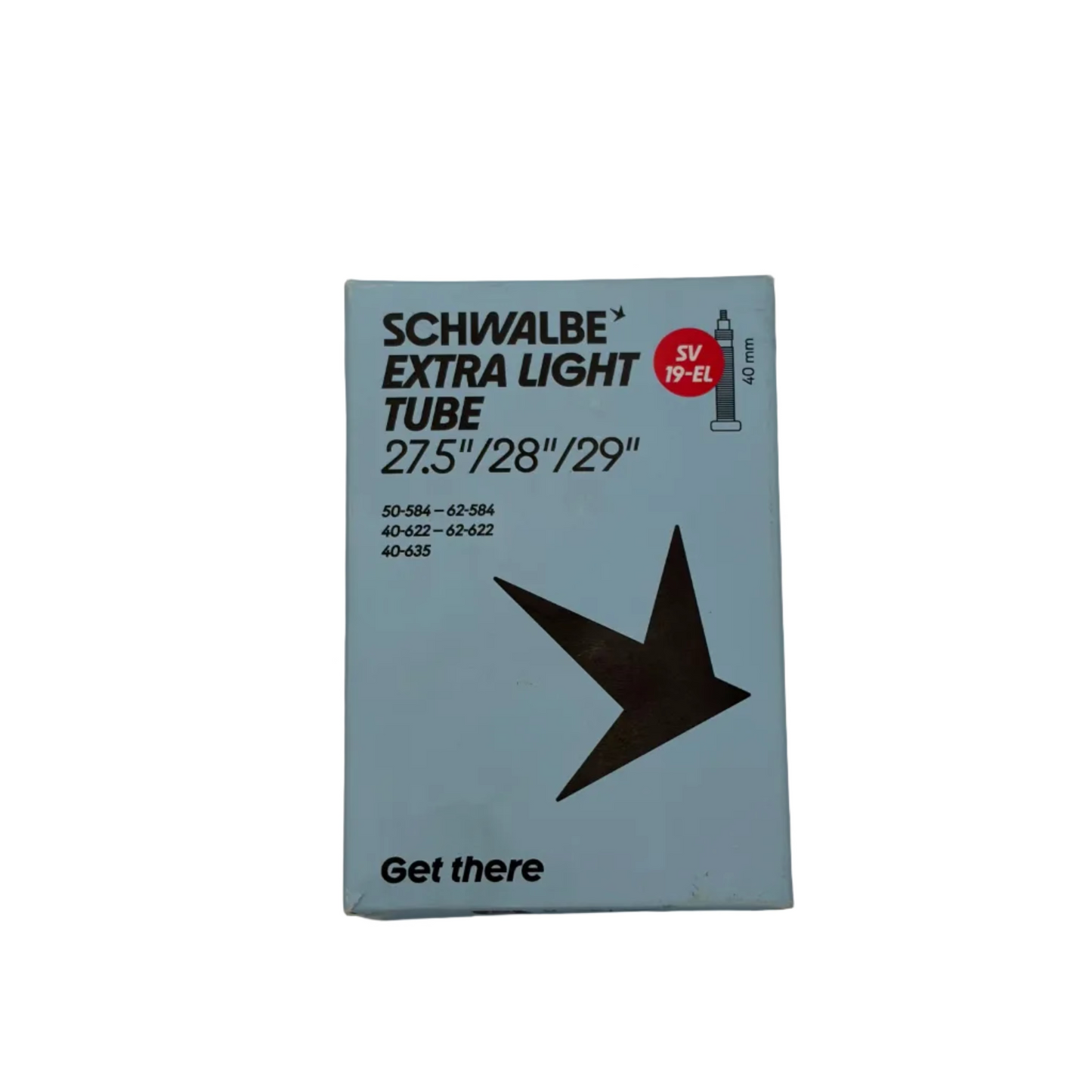 Εσωτερικός σωλήνας SCHWALBE EXTRA LIGHT SV 19L 27,5x2,0/2,40 - 29x1,75/2,40 Presta 40 mm