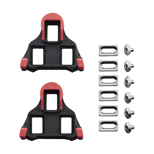 Κιτ στεφάνης SHIMANO SPD-SL Red 0° SM-SH10