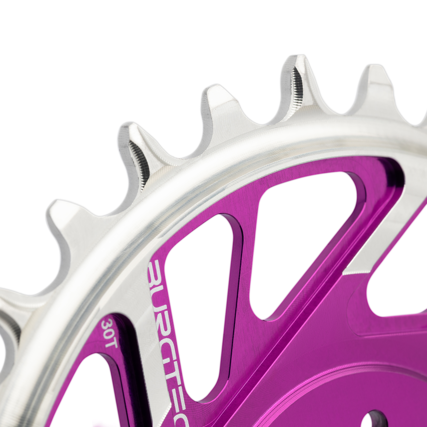 Plateau Mono BURGTEC THICK THIN 12V BOOST Direct Mount 8 Vis T-Type Narrow Wide Offset 3mm Violet